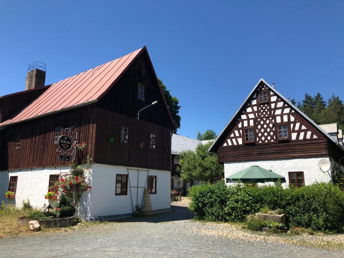 Pension Untere Rauner Muehle Bad Brambach Exterior photo